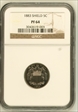 1883 5c Shield PF 64