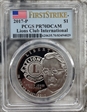 2017-P $1 Lions Club International First Strike PR70DCAM