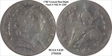 1788 VT 1/2P Bust Right VF25BN