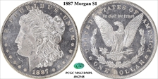 1887 $1 MS63DMPL