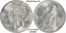 1926-D $1 MS64