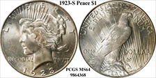 1923-S $1 MS64
