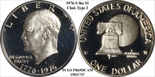 1976-S $1 Clad Type 2 PR69DCAM