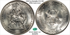 1938 50C New Rochelle MS65