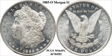 1885-O $1 MS64PL