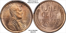 1909-S 1C Lincoln MS63RB