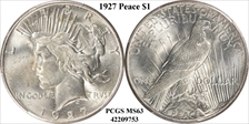 1927 $1 MS63