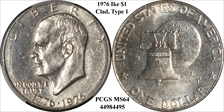 1976 $1 Type 1 MS64
