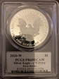 2020-W  $1 Silver Eagle - v75 Privy First Strike PR69DCAM