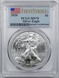 2020 $1 Silver Eagle First Strike MS70