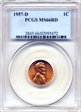 1957-D 1C MS66RD
