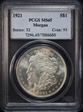 1921 $1 Morgan MS65