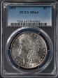 1891 $1 MS64