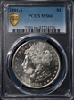 1881-S $1 MS66