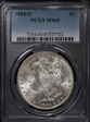 1884-O $1 MS65