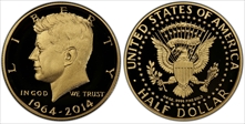 2014-W 50C Gold JFK 50th Anniversary PR70DCAM