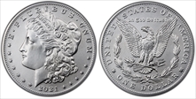 2021-CC Privy $1 Morgan Dollar 100th Anniversary MS70