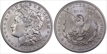 2021-D $1 Morgan Dollar 100th Anniversary MS69