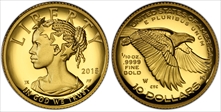 2018-W $10 American Liberty High Relief PR70DCAM