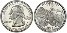 2002-S 25C Mississippi Silver PR70DCAM