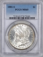 1881-S $1 MS65