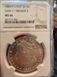 1880/9-S $1 VAM 11, 0/9 Overdate MS66
