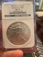 2007 $1 Silver Eagle MS70