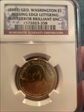 (2007) $1 Missing Edge Lettering George Washington BU