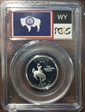 2007-S 25C Wyoming Silver PR69DCAM