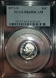 1973-S 10C PR69DCAM