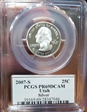 2007-S 25C Utah Silver PR69DCAM