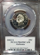 2003-S 25C Alabama PR69DCAM