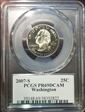 2007-S 25C Washington PR69DCAM