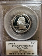 2001-S 25C New York Silver PR70DCAM