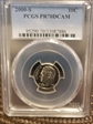 2000-S 10C PR70DCAM