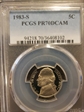 1983-S 5C PR70DCAM