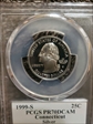 1999-S 25C Connecticut Silver PR70DCAM