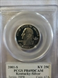2001-S 25C Kentucky Silver PR69DCAM