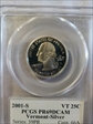 2001-S 25C Vermont Silver PR69DCAM