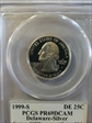 1999-S 25C Delaware Silver PR69DCAM