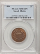 1864 2C Small Motto MS64BN