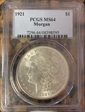 1921 $1 Morgan MS64
