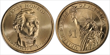 2008-D $1 James Monroe Position B - First Day of Issue MS66
