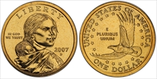2007-D SAC$1 MS66