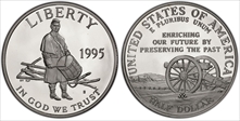 1995-S 50C Civil War PR69DCAM