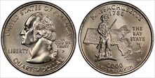2000-P 25C Massachusetts MS66