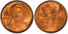 1953-S 1C MS65RD