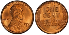 1953-S 1C MS65RD