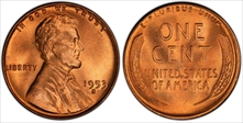 1953-S 1C MS65RD