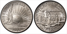 1986-D 50C Statue Of Liberty MS69